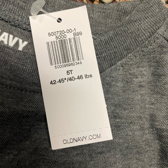 Old Navy Mickey Mouse Gray T-Shirt, Unisex 5T - Picture 4 of 5